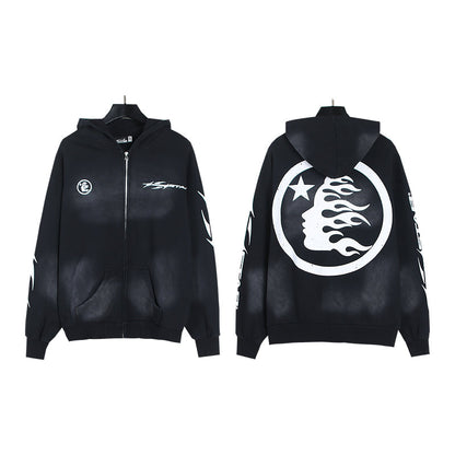 Hellstar Sport 후드 티셔츠와 스웨트 팬츠 세트