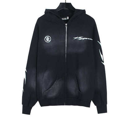 Hellstar Sport 후드 티셔츠와 스웨트 팬츠 세트